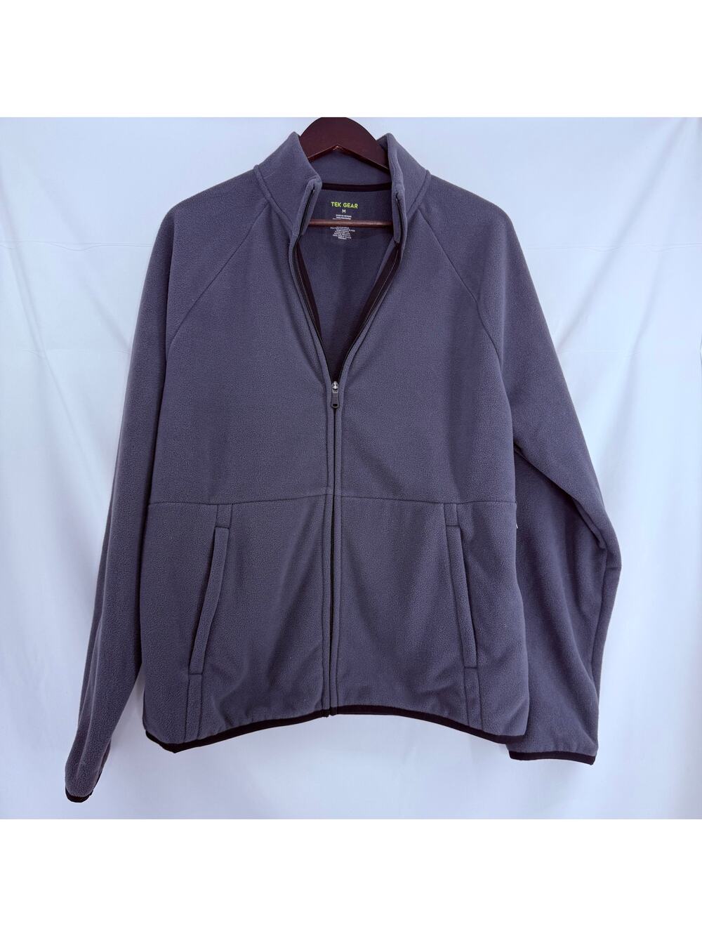NWT Tek Gear Gray Fleece Jacket M